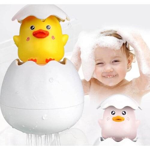 Baby Bathing Toy Kids Cute Duck Penguin Egg Water Spray Sprinkler Bathroom Sprinkling Shower Swimming Water Toys Kids Gift