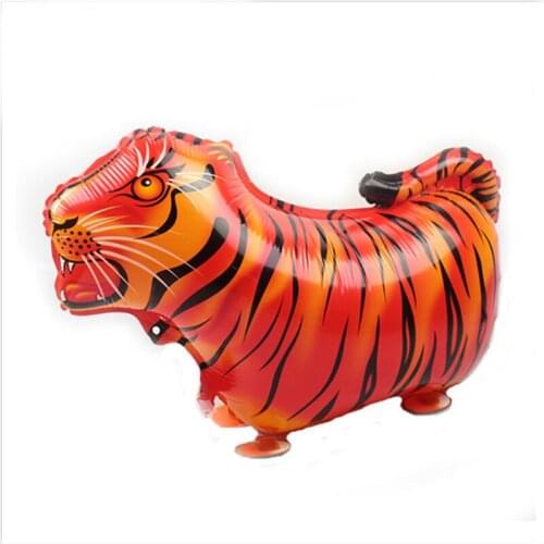 Walking Animals, Dogs, Dinosaurs, Lions, Tigers, Aluminum Foil Balloons, Helium Baby Anniversary Party Decorations