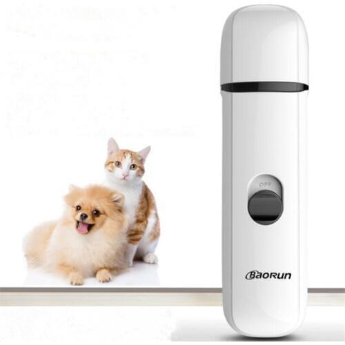 Portable Dog Nail Grinder Wireless Charging Cat Electric Nail Clipper Automatic Manicure Scissors For Small Large Pets