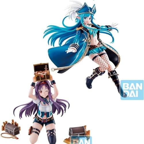 Tronzo Original Bandi Sword Art Online Asuna Yuuki Pirate Ver PVC Action Figure SAO Yuuki Asuna Konno Yuuki Figurine Toys