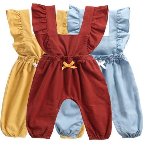 Romper new born baby clothes jumpsuit baby infant clothing my first new year little girl ruffle rompers lace korean tale summer