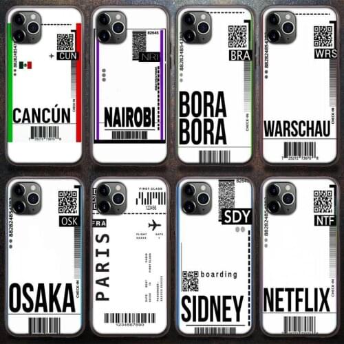 Fashion ins Flag Bar code Label Phone Case for iPhone 8 7 6 6S Plus X 5S SE 2020 XR 11 12 Pro mini pro XS MAX