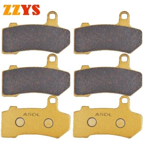 Motorcycle Front and Rear Brake Disc Pads Set For VRSCA/VRSCB VRSCDX Night Rod Special Cast wheel 2007-2011 VRSCX VRod V-Rod 07