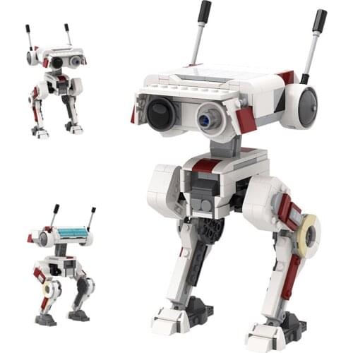 MOC Fallen Order BD-1 Robot Building Blocks Kit For Star of Space Wars Machine Series DIY Idea Toys For Children Birthday Gifts