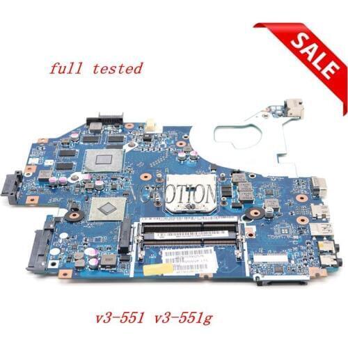 NOKOTION NBC1911001 NB.C1911.001 Laptop Main board For acer aspire V3-551 V3-551G motherboard Q5WV8 LA-8331P DDR3 HD7670M works
