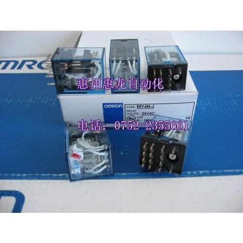 [ZOB] 100% new original OMRON Omron relay MY4N-J AC24V --10PCS/LOT