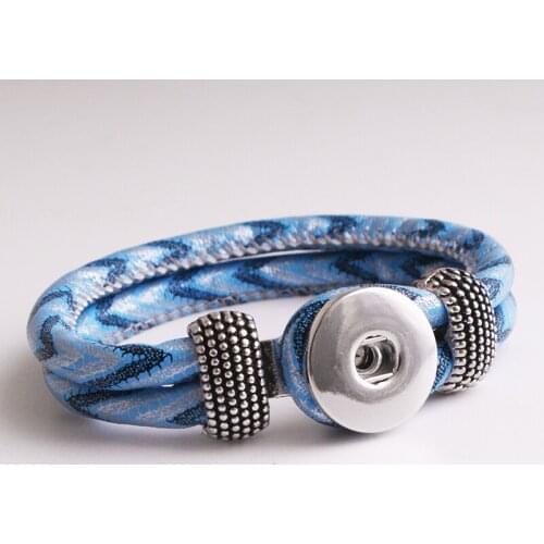 New Fashion 18mm snap button Bracelet bangle snap jewelry wholesale FM2736
