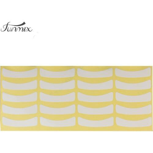 Brand FUNMIX 100Pairs Under Eye Pads Stickers Patches For Colorful Mink Fake False Eyelash Extensions Makeup Tool