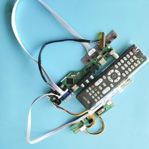 Fit M141NWW1/M154NWW1/TX39D30VC1GAA DIY kit panel VGA+AV+USB 1CCFL LVDS 30-Pin LCD display universal control board 1280*800