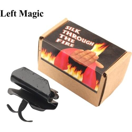 Silk Through the Fire Magic Tricks Scarve Appearing Magica Magician Stage Illusions Gimmick Props Comedy trucos de magia