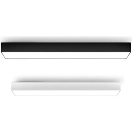 Led office chandelier rounded strip light bar 60cm/1800mm strip T5 rectangular hanging line lamp long ceiling lamp led light