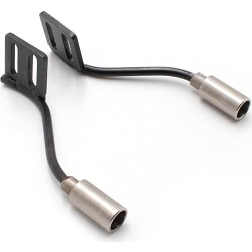 1 Pair Metal Tail Exhaust Pipes for 1/10 Axial SCX10 SCX10II 90046 90047 RC Crawler Car Parts Accessories Decoration