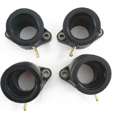 4PCS Motorcycle Carburetor Joint Intake Adjuster Interface Carb Adapter For Yamaha 2H7-13586-00 XS1100 1978-1982 XJ1100 1982