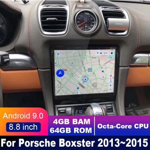 4G LTE 4GB+64GB Android display For Boxster 2013~2015 8.8" touch screen GPS Navigation car radio stereo