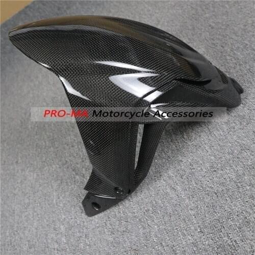A)+(B) Front Fender Fairing kits in Carbon Fiber For MV Agusta Brutale 800 2016+ Plain glossy weave