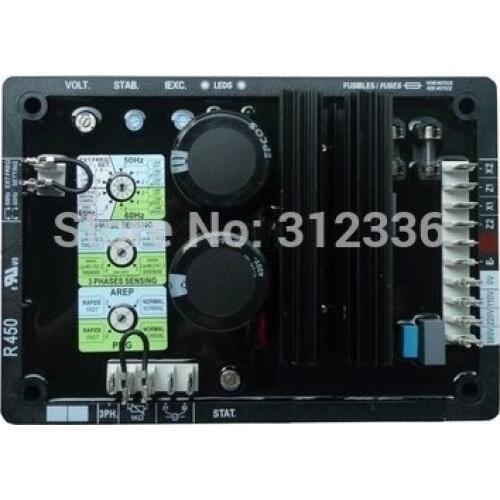 Free Shipping generator diesel AVR R450 alternator output voltage