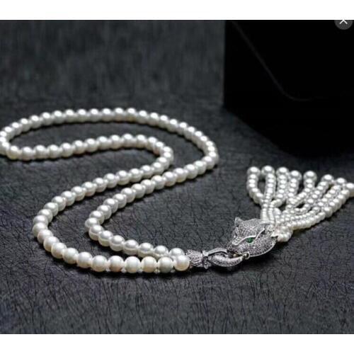 Free shipping >>>>HOT SELL9-10 mm Freshwater NATURAL PEARL NECKLACE