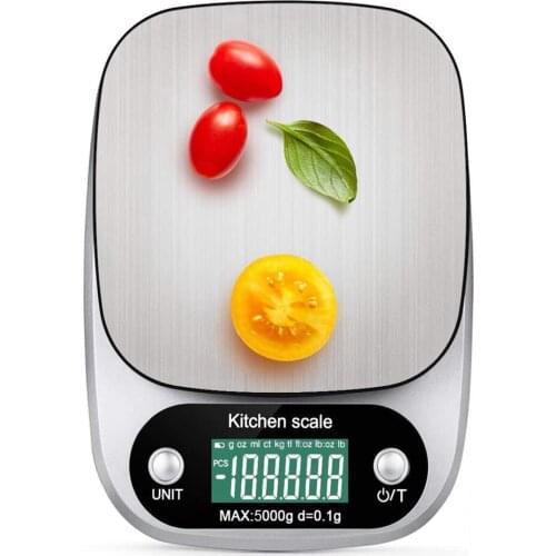 Digital Kitchen Scale Multifunction Electronic Food Weight Stainless Steel High Precision Tare Digital Food Scale Cooking Baking