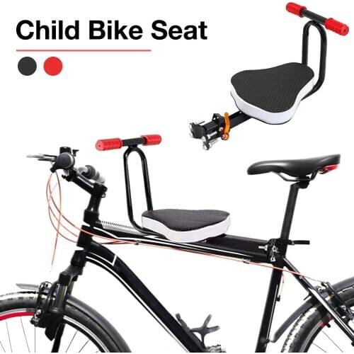 Child Bike Seat Foldable Ultralight Front Mount Kid Bicycle Carrier With Handrail Child Safe Chair For Cycling Bikes Accessories