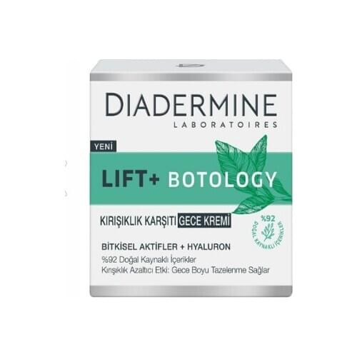 Diadermine Lift + Botology Kırışıklık Karşıtı Gece Kremi 50 ml