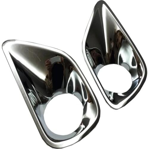 For Toyota RAV4 2013 2014 2015 DRL Car Head Fog Lights Frame Front Fog Lamps Cover Car Decoration Accessories Car Styling