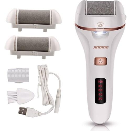 Electric Foot Grinder Rechargeable Foot Files Callus Remover Hard Cracked Dead Skin Grinder Pedicure Clean Tools Feet Care