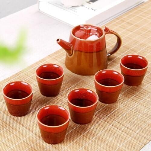 Chinese Ceramic Kung Fu Tea Set Home Living Room Porcelain Oolong tea Pu'er Teapot teacup Bowl Set Tea Ceremony with Gift Box