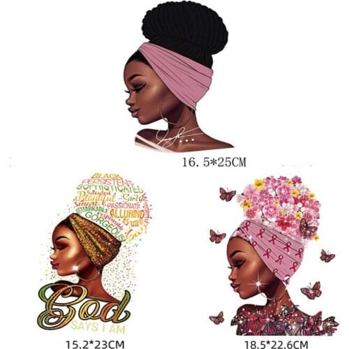 3PCS DIY Iron On Transfer Patches for Clothing Washable Heat Transfer Stickers for T-Shirt Jackets Design Women Decals Patch