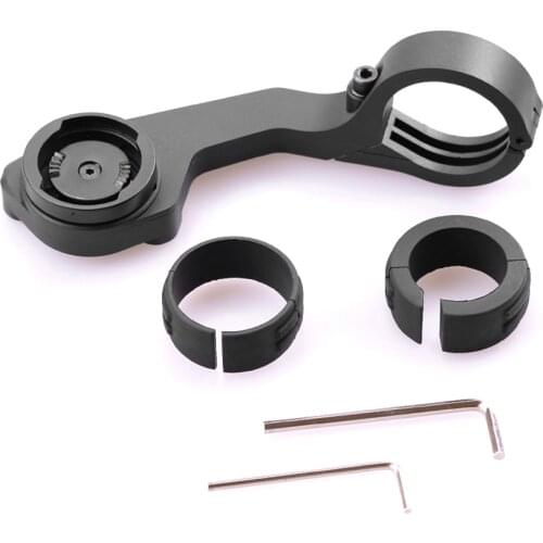 Andoer Bike Mount Bracket Holder Handle Bar Computer Mount Out-front Bike Mount 25.4mm / 31.8mm for Polar M450 V650 GPS Bike