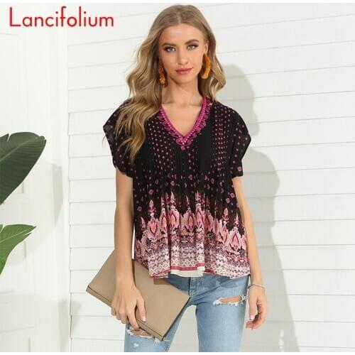 Lancifolium Women's Shirts With Embroidery