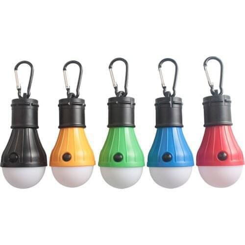 Mini Portable Lantern Emergency Light Bulb Battery Powered Camping Outdoor Camping Tent Accessories Outdoor Beach Tent Light