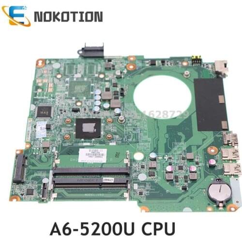 NOKOTION For HP Pavilion 15-N Laptop Motherboard With A6-5200M CPU DDR3 734827-501 734827-001 DA0U93MB6D0