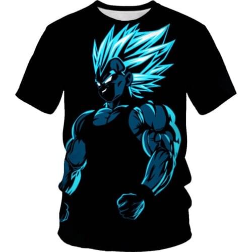 New Dragon Ball Z T Shirt Summer Fashion Anime Wukong Daxian 3d Print Men Children Love Short-sleeved T-shirts Pattern Clothes