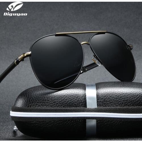DIGUYAO Mens Photochromic Polarized shades Sunglasses Men Pilot Classic Chameleon driving Glaases Transition Lens Eyewear Male