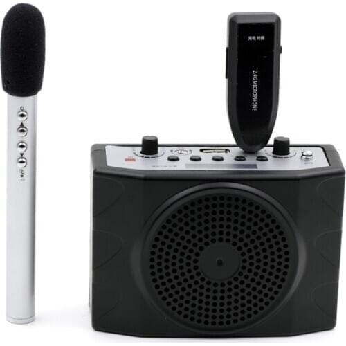 OXLasers Portable 2.4G Wireless Megaphone and Microphone system with remote control FM for tour guide teacher and conference