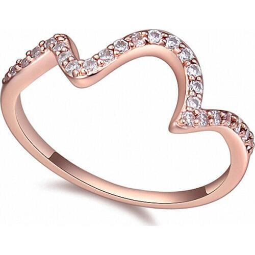 TRACYSWING Real Austrian Crystals Brand AAA Zirconia Micro Inlays Fashion Ring for women New Geometric Th-112631