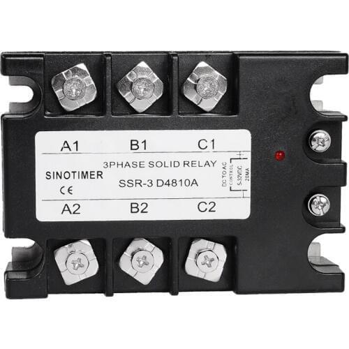 40DA AC Output 3 Phase Solid State Relay 3-32V DC to 30-480V AC 10A 25A Module Switch Relay relais DC-AC