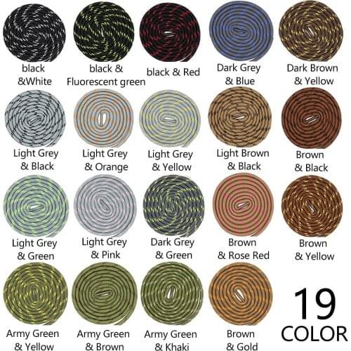 1 Pair High-quality Wear-resistant Shoe Laces Sneaker Shoelaces High Top Outdoor Walking Hiking Boot Laces Shoes Strings