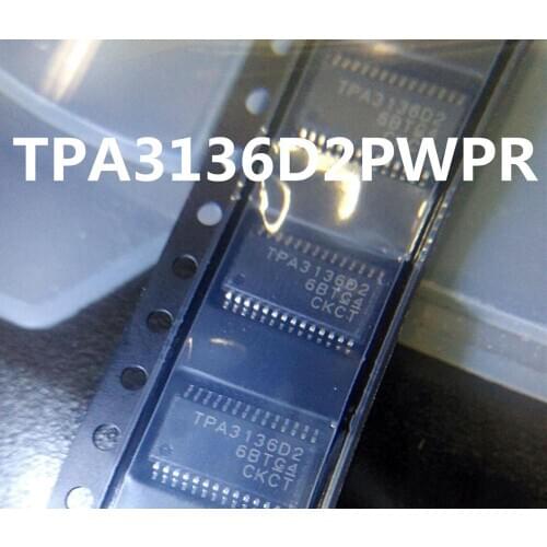10PCS~50PCS/LOT TPA3136D2PWPR TPA3136D2 HTSSOP28 New original