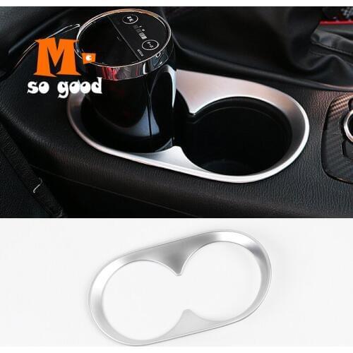 2014 2015 2016 For Mazda 3 Axela M3 ABS Matte Center Console Cup Drink Holder Cover Trim Panel Frame Garnish Surround 1 pieces