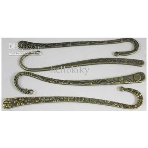 24Pcs Mixed antiqued bronze plt Ornate bookmarks book mark A1676-9B Free Shipping