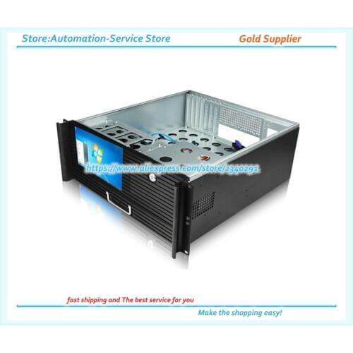 4U Industrial Server All-In-One Chassis With 9 Inch LCD Screen With Keyboard ATX Board PC Power Supply