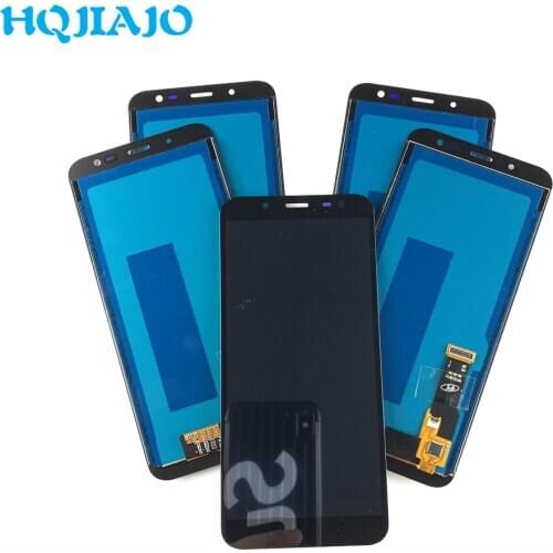 5Piece/lot LCDs For Samsung J600 J6 2018 Adjust LCD Display Touch Screen Digitizer Assembly For Samsung Galaxy J6 J600F Iron