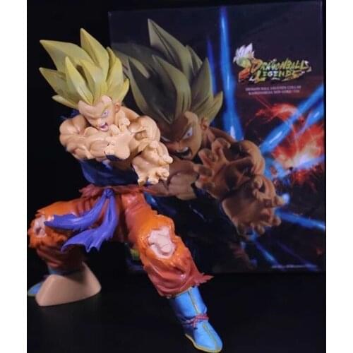 Anime Dragon Ball LC Turtle Qigong Super Saiyan goku Fighting Form Action Humanoid Boxed Decoration Model Childrens Gift Toys