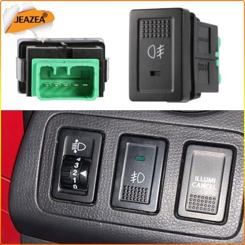 JEAZEA Car Front Fog Light Lamp Button Switch 37270-77J00 for Suzuki SX4 Swift Grand Vitara Alto 2006 2007 2008 2009 2010 11 12