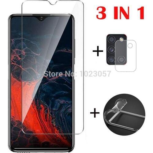 3-in-1 Case + Camera Tempered Glass On For Elephone E10 ScreenProtector Glass For Elephone E10 3D Glass