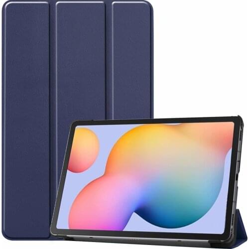 For Samsung Galaxy Tab S6 Lite 10.4'' 2020 Case PU Leather Tri-Fold Shockproof Case For SM-P610 P615 Funda Wirelessly Charge