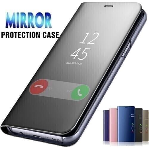 For Vivo V17 Case Clear Smart View Leather 360 Flip Stand Cover Case For Vivo V 17 Pro Neo Y19 S5 S1 Pro Fundas Shockproof Capas