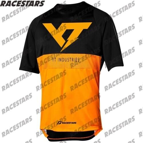 YT 2021 Mens Downhill Jerseys Mountain Bike MTB Shirts Offroad DH Motorcycle Jersey Motocross Clothing Maillot Ciclismo Hombre