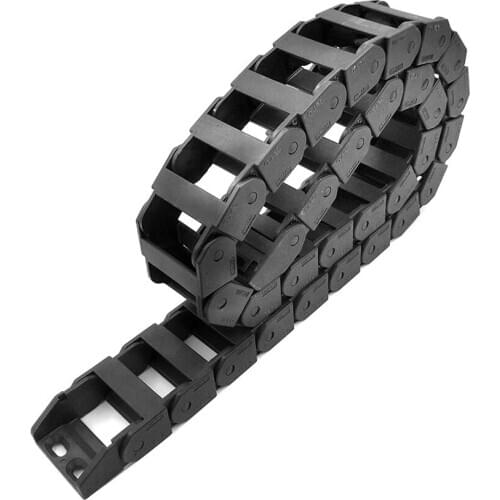 JFLO 18x37mm 1Meter Drag Chain Wire Cable Carrier Bridge Non-Opening For CNC Router Machine Tools Transmission Free Shipping